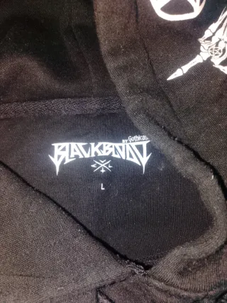 Sudadera Black Blood con cordones