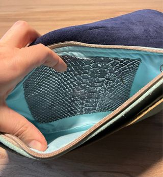 Bolso de mano de piel