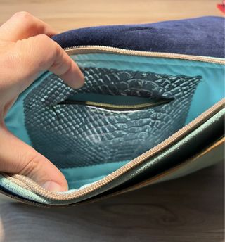 Bolso de mano de piel