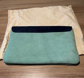 Bolso de mano de piel