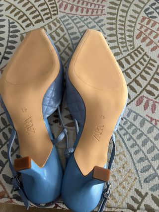 Zapatos ZARA Talla 41 Azul