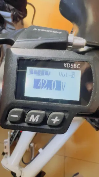 Bici Eléctrica Blanca