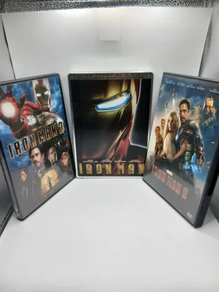 Pack 3 Películas Iron Man DVD