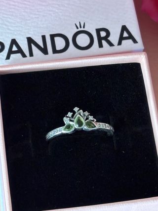 Anillo Pandora Tiara Princesa Tiana