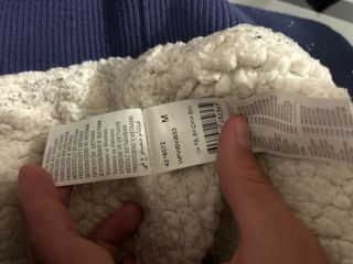 Chaqueta Roxy azul con estampado con borrego.