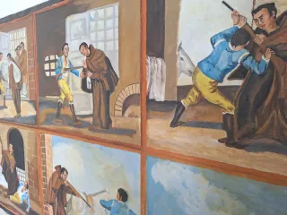 Cuadro al óleo antiguo