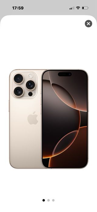 iPhone 16 Pro 256GB Titanio Desierto Batteria 98%