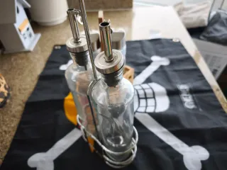 Conjunto de dispensadores de aceite y vinagre