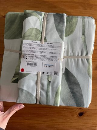 Funda Nórdica Zara Home Verde/Blanco 220x240