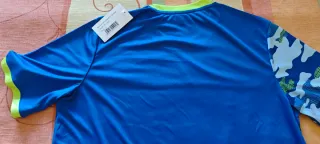 Camiseta Luanvi Azul y Verde Talla L