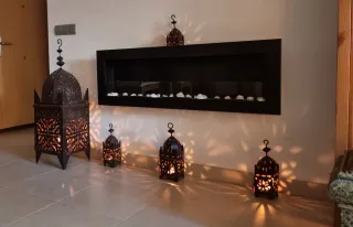 Chimenea Bioetanol 3 quemadores-120cm con cristal