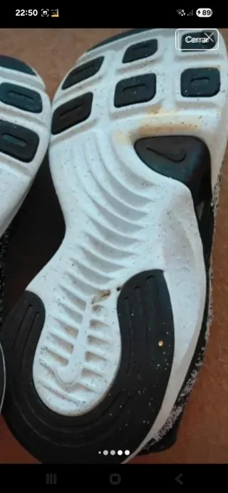 Zapatillas Nike Negro y Blanco