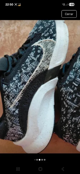 Zapatillas Nike Negro y Blanco