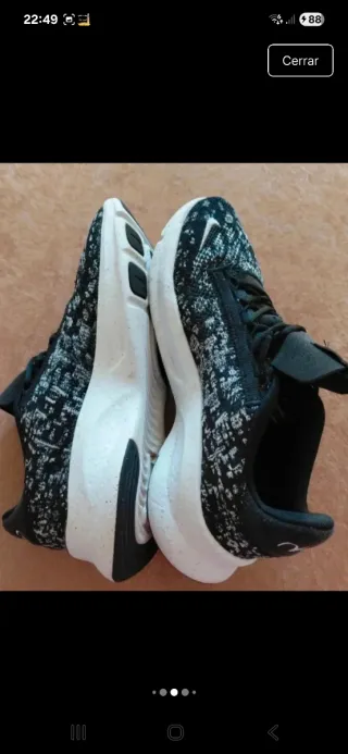 Zapatillas Nike Negro y Blanco