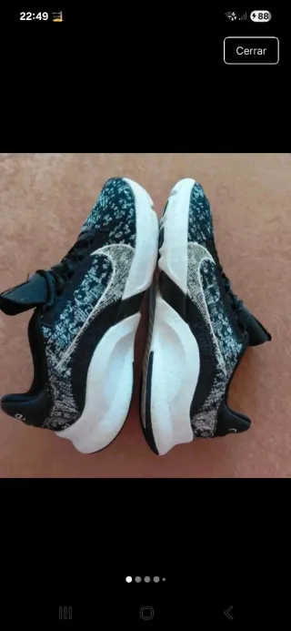 Zapatillas Nike Negro y Blanco