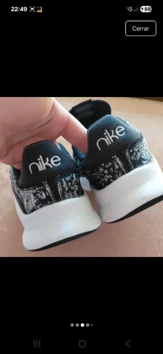 Zapatillas Nike Negro y Blanco