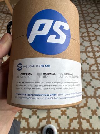 Ruedas Powerslide Neons 90mm (2 Set de 4)