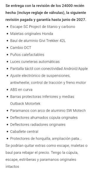 Honda Africa Twin 1100 DCT Adventure Sports 2023