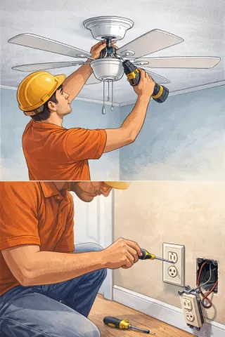 Instalo ventiladores de techo
