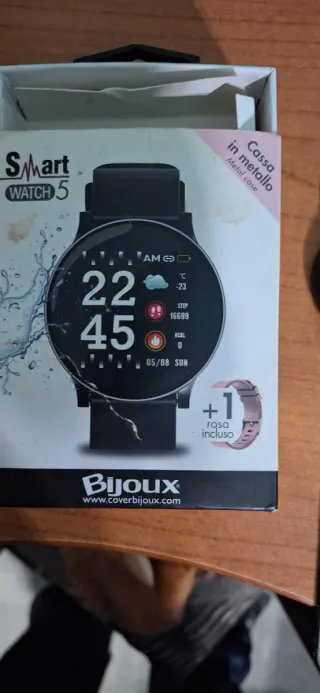 Smartwatch Bijoux Watch 5 Nero/Rosa