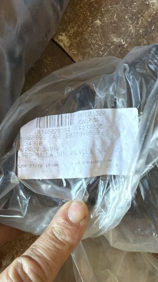 Lote de material profesional material riego