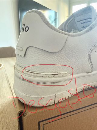 Zapatillas Ralph Lauren Masters Court Blancas