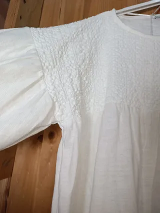 Camiseta Pull&Bear Blanca Talla L