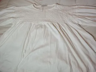 Camiseta Pull&Bear Blanca Talla L