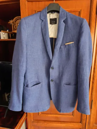 Chaqueta de Lino Zara Man Talla 52