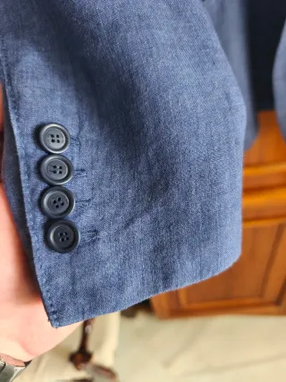 Chaqueta de Lino Zara Man Talla 52