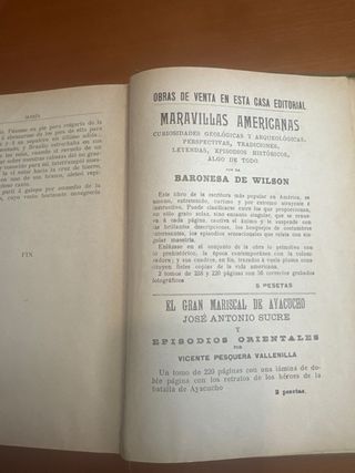 Libro Antiguo “MARIA” Novela Americana 1882