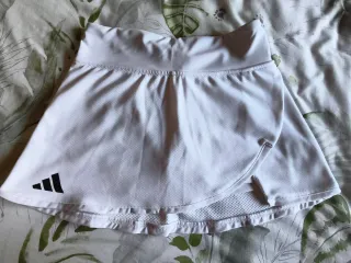 Falda pádel Adidas blanca