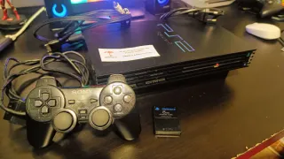 Consola Sony PS2 Fat Negra SCPH-50004