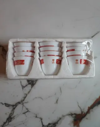 12 tazzine shot caffè sakè