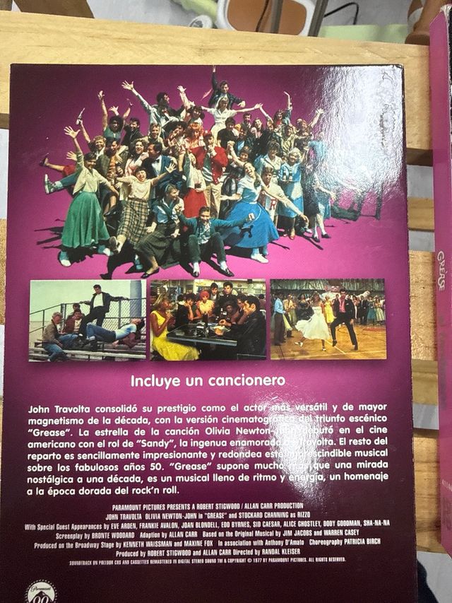 DVD Grease John Travolta Olivia Newton-John