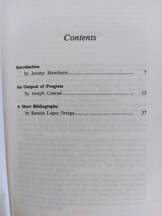 Libro inglés An Outpost of Progress Joseph Conrad