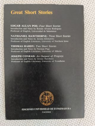 Libro inglés An Outpost of Progress Joseph Conrad