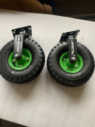 2 Ruedas Neumáticas Carretilla 10 NUEVO