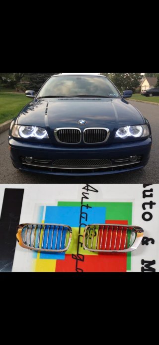 Griglie BMW E46 Cromate