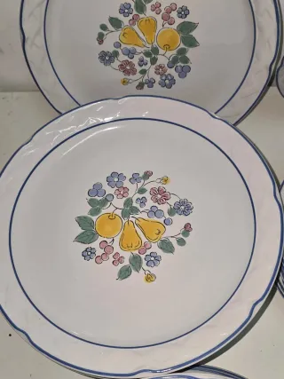 Vajilla Vintage Vina Fera - 59 Piezas