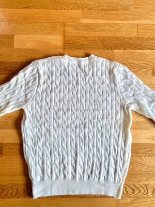 Polo Ralph Lauren Jersey Blanco Cable Knit
