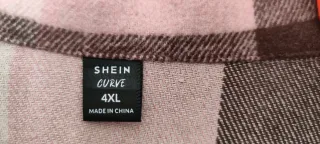 Camisa cuadros SHEIN XXL