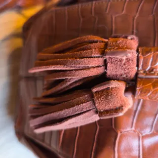 Bolso bandolera Mango marrón