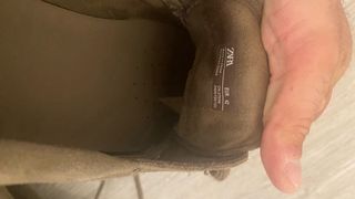 Zapatos náuticos Zara piel marrón talla 42