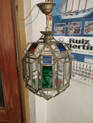 Farol Artesanía Granadina Multicolor