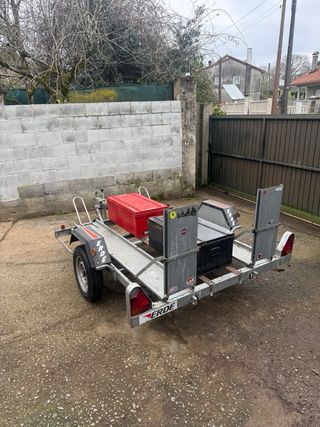 Remolque para moto/quad con cajas