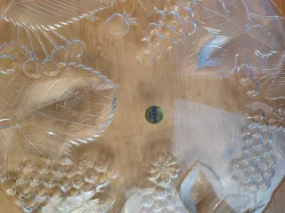 Piatto centro tavola in vetro Japan