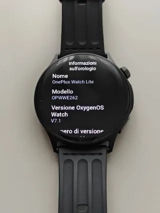 OnePlus Watch Lite Nero Acciaio