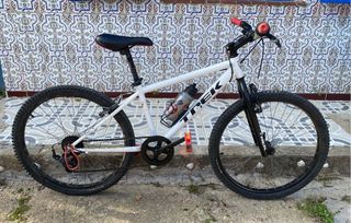 Bicicleta Montaña Btwin 24 Blanca