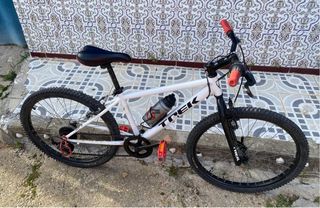 Bicicleta Montaña Btwin 24 Blanca